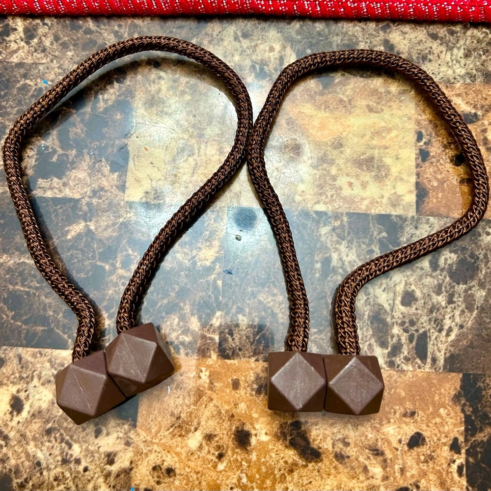 magnetic curtain tie back